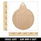 Fishing Float Bobber Unfinished Craft Wood Holiday Christmas Tree DIY Pre-Drilled Ornament